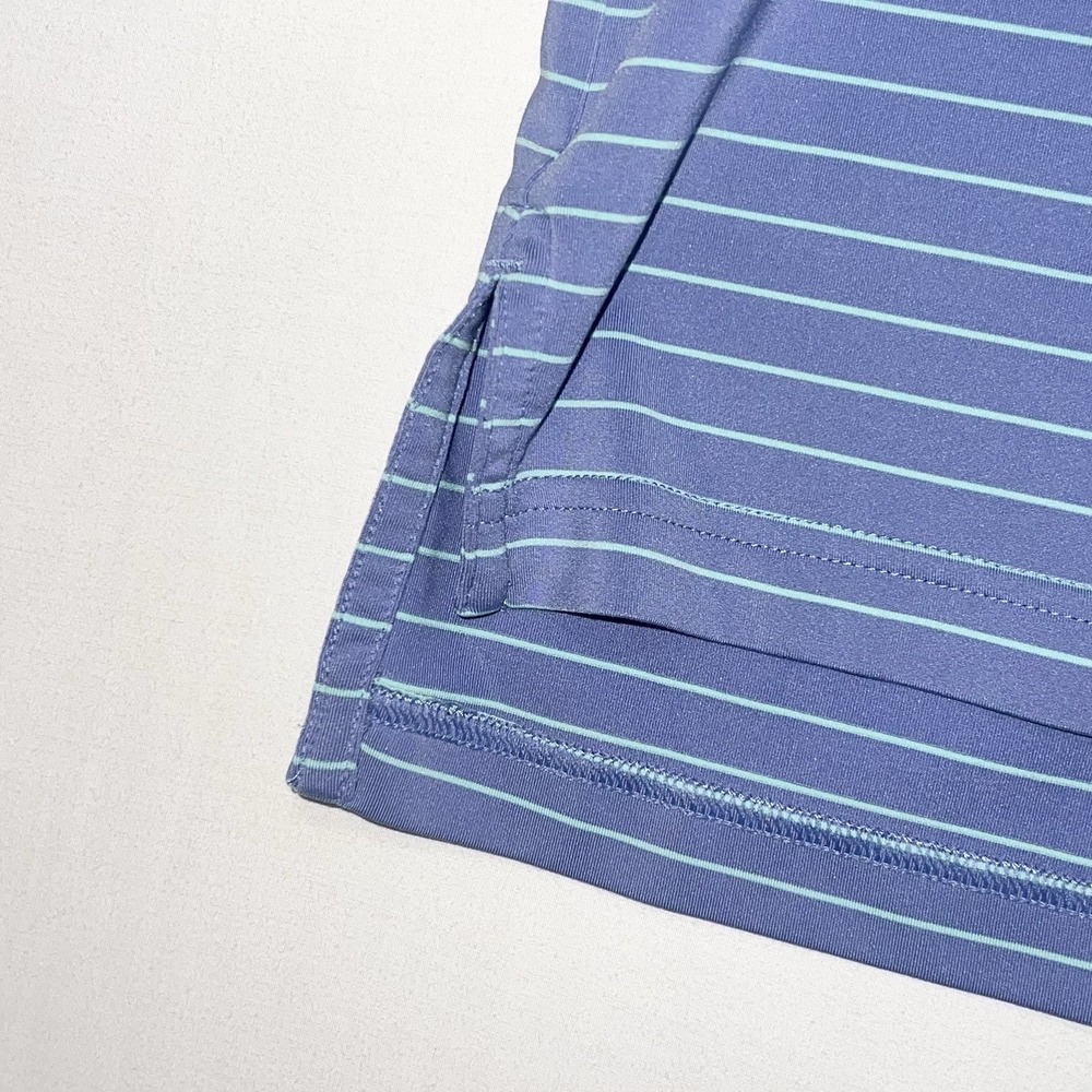 Peter Millar Summer Comfort Polo Shirt Mens XL Golf Stretch Lightweight Blue - Picture 5 of 8